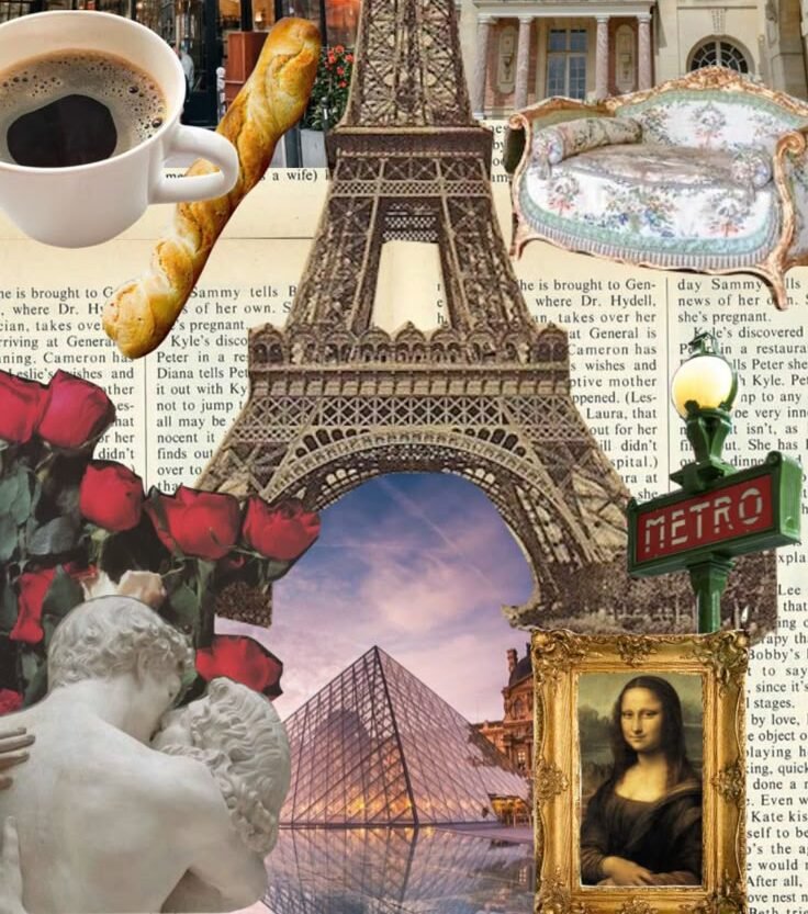 Ilustración sobre la literatura, el arte y la cultura francesa